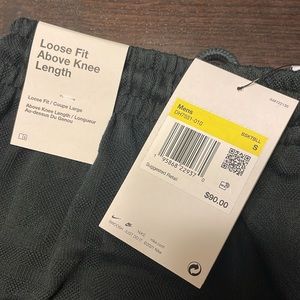 NEW Nike Dri-Fit Loose Fit Black Shorts Size Men’s small S
